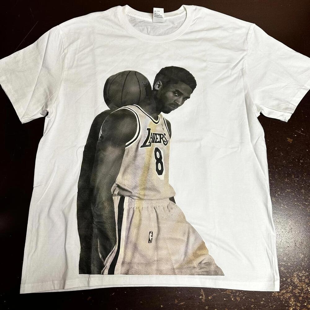 Kobe Bryant Commemorative Custom T-Shirt White